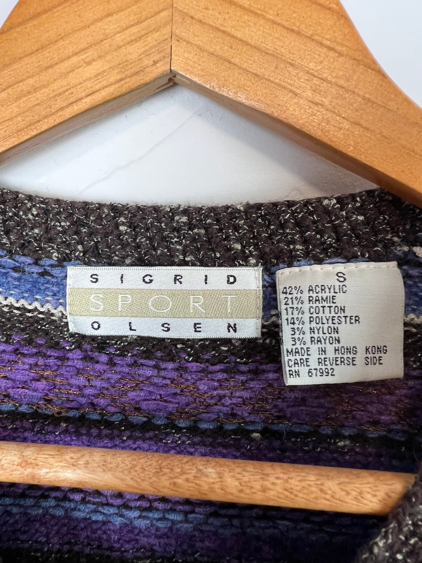 Sigrid Olsen Sport Fair Isle Sweater Vest - S