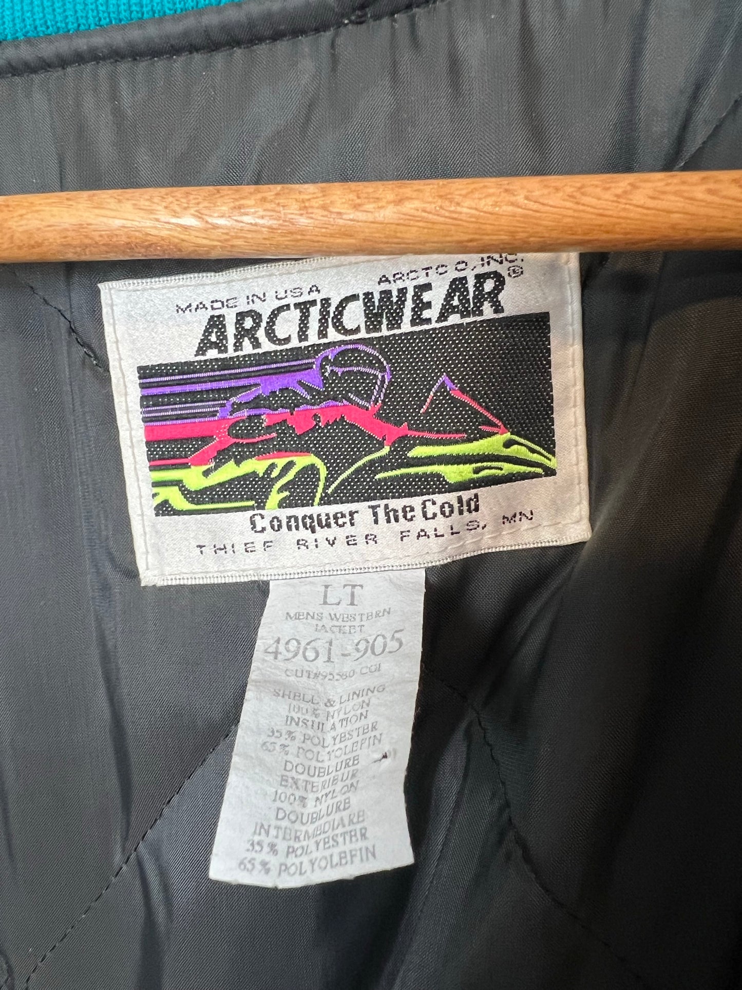 Arcticwear Southwestern Colorblock Puffer Jacket - Size LT