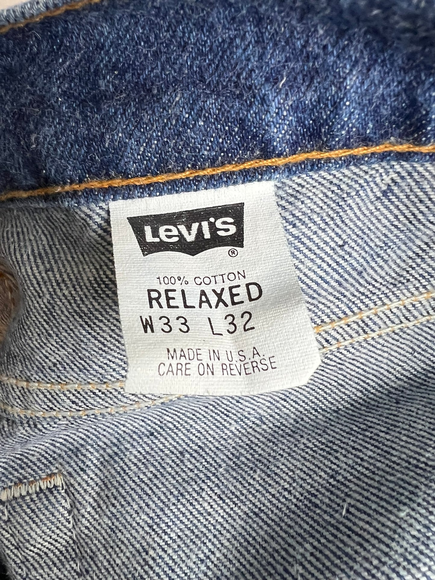 Levi's 540 Orange Tab Dark Wash Jeans - W33