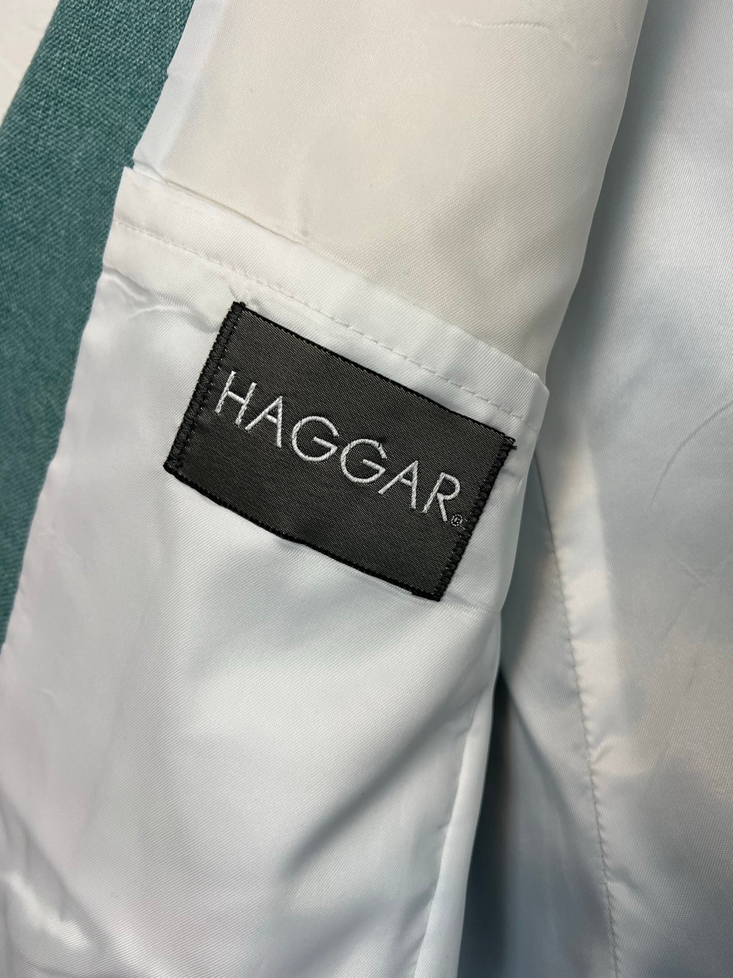 Haggar Teal Green Sport Coat Blazer - Size 42