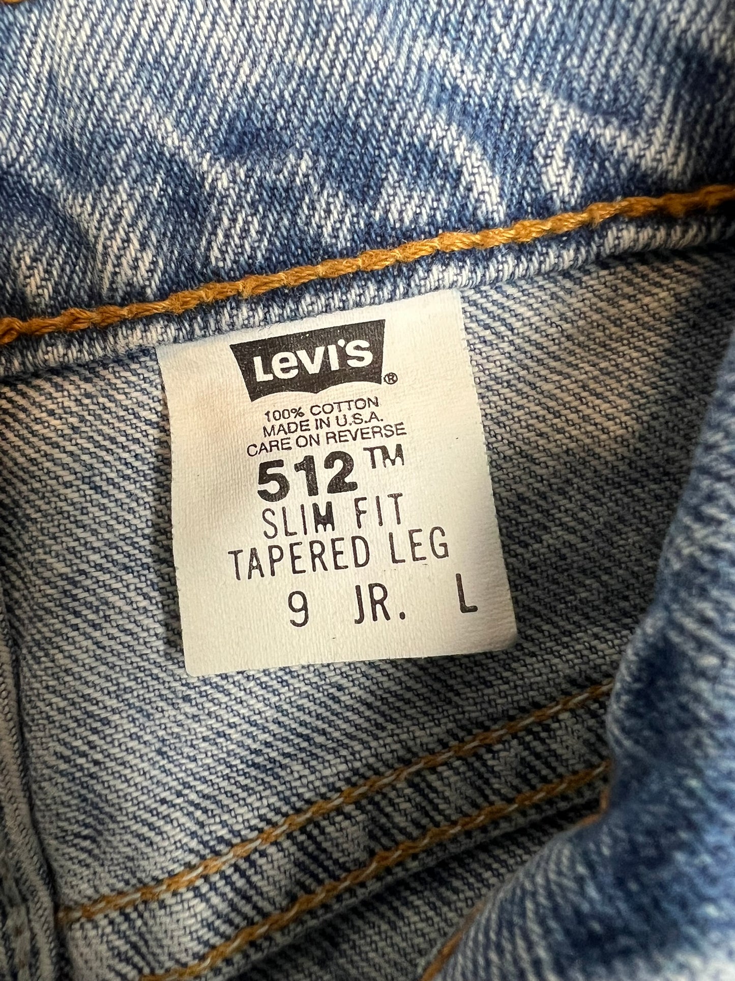 Levi's 512 Slim Tapered High Waist Jeans - Juniors 9