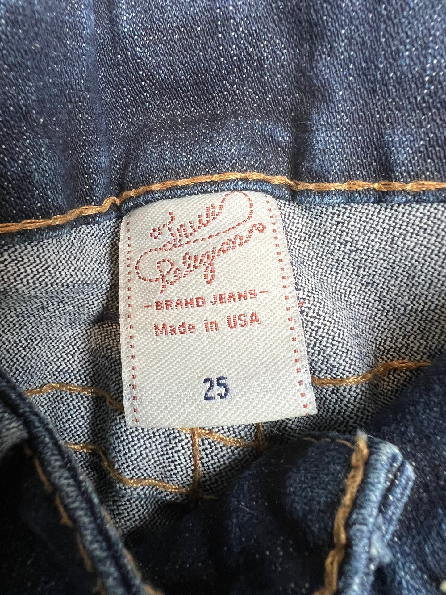 True Religion Bootcut Jeans Raw Hem - W25
