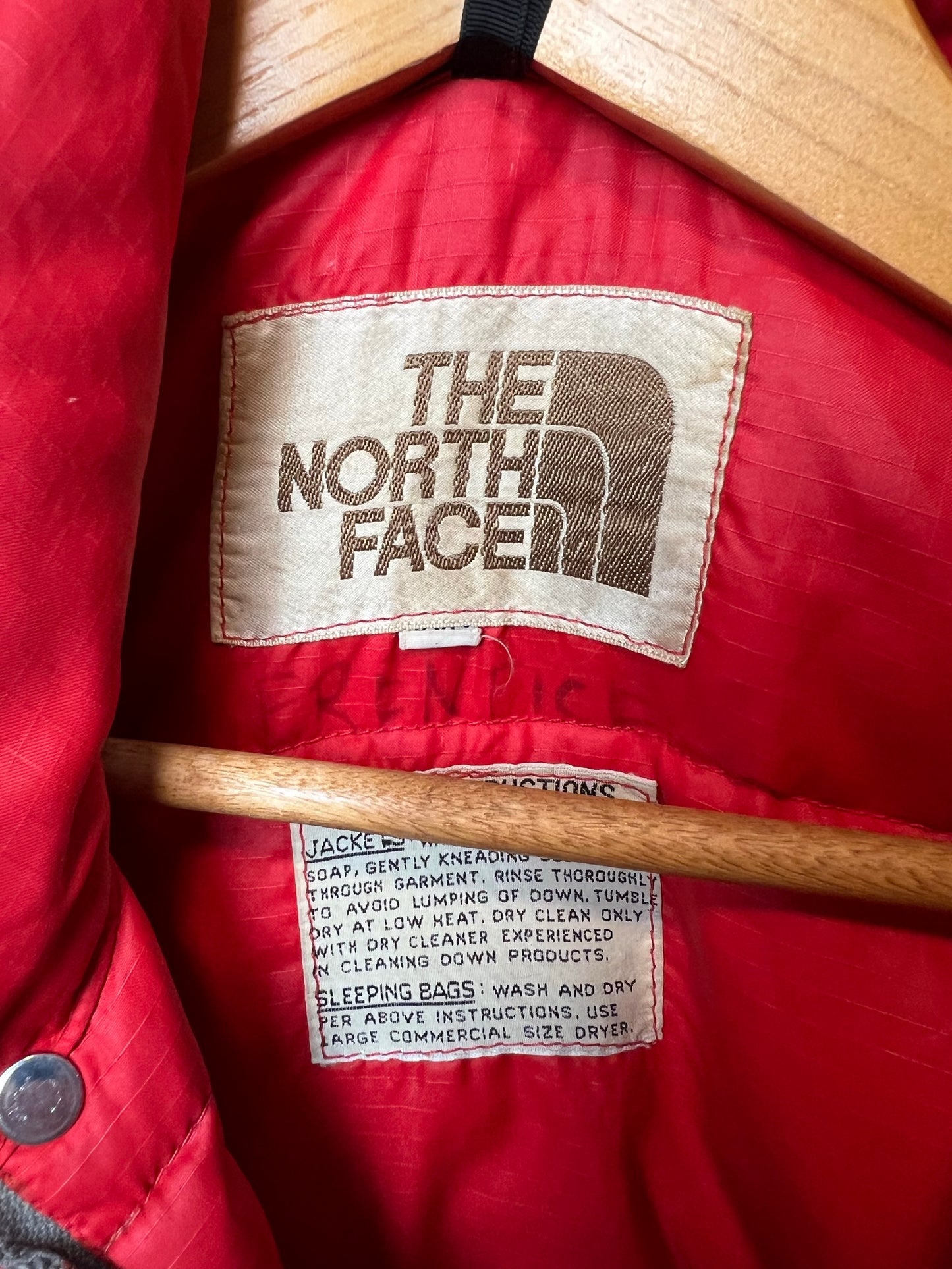 The North Face Red Down Puffer Jacket - Size XXS