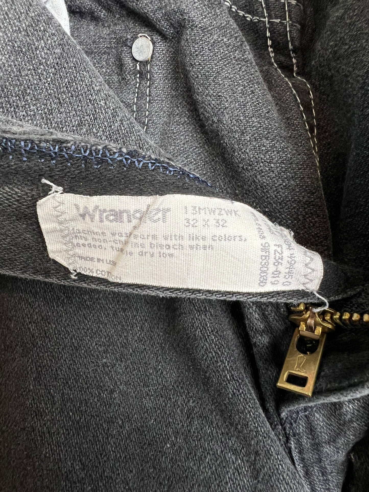 Wrangler 13MWZWK Cowboy Cut Black Jeans - 32x32