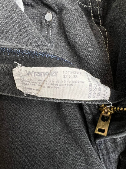 Wrangler 13MWZWK Cowboy Cut Black Jeans - 32x32