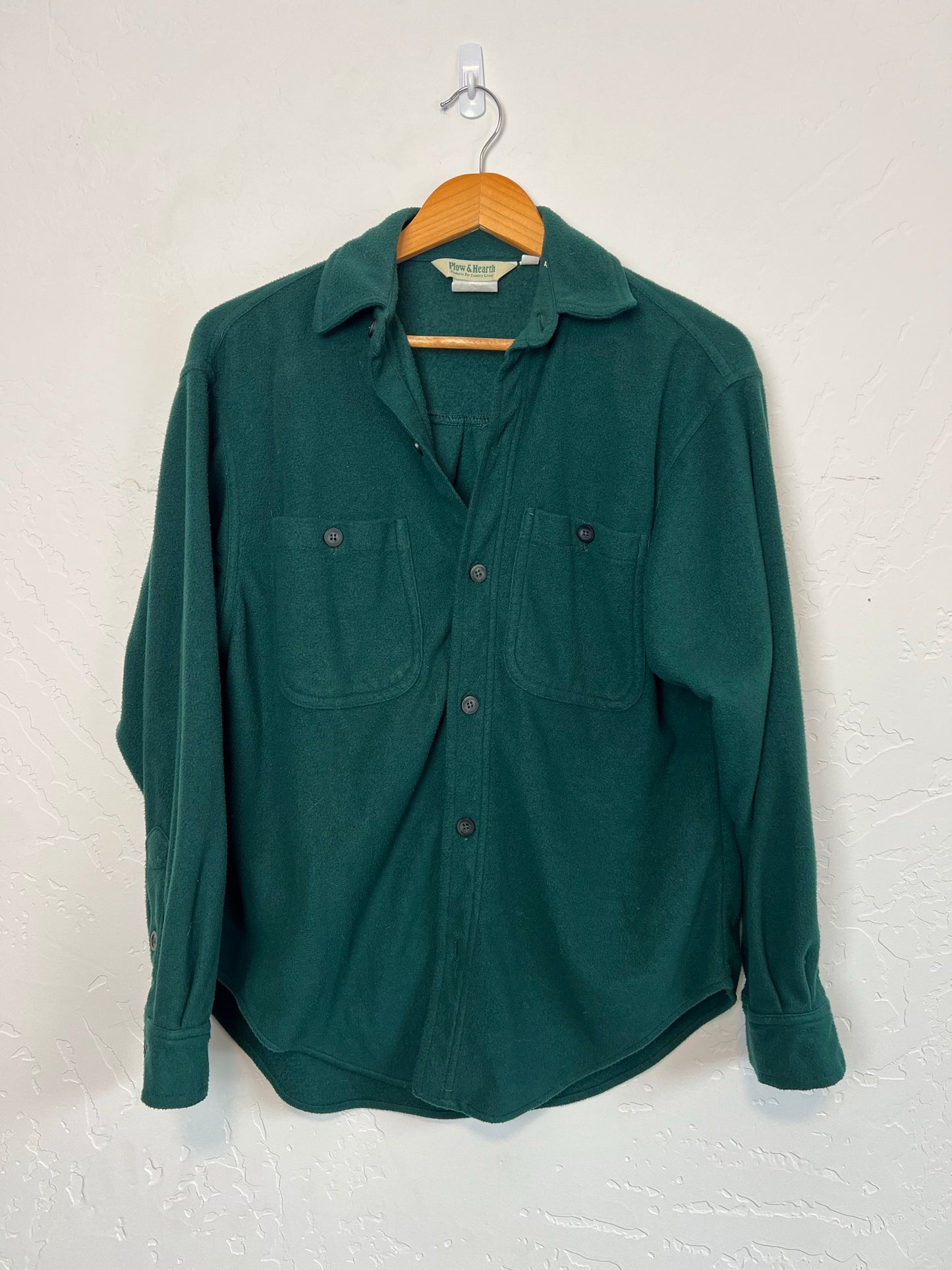 Plow & Hearth Green Flannel - Size L