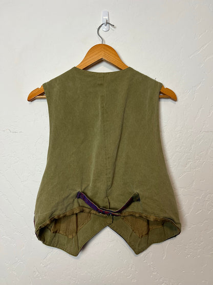 Vintage Patchwork Tapestry Vest