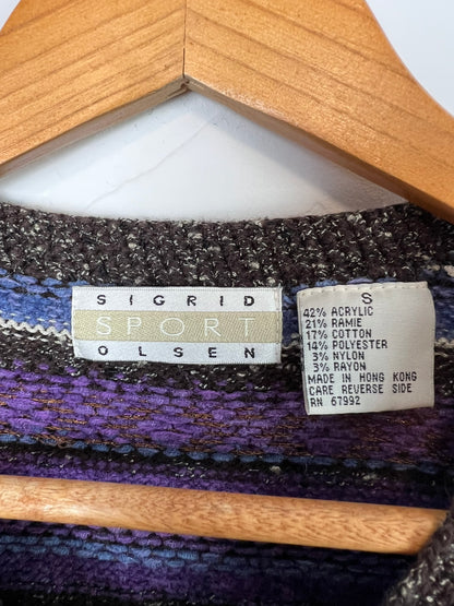 Sigrid Olsen Sport Fair Isle Sweater Vest - S