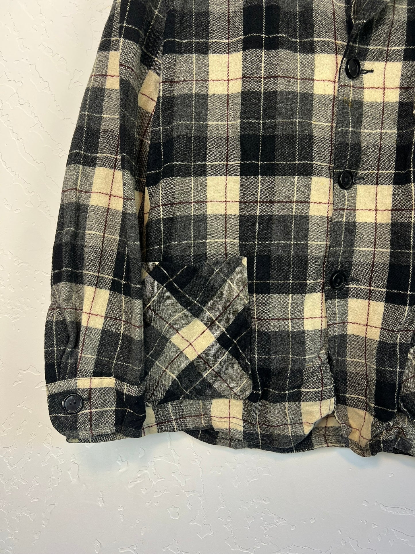 Pendleton Wool Plaid Board Shirt - L