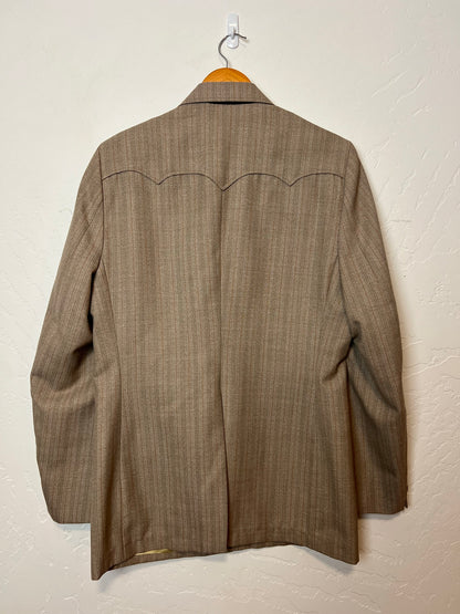 Lasso Striped Western Blazer - 40