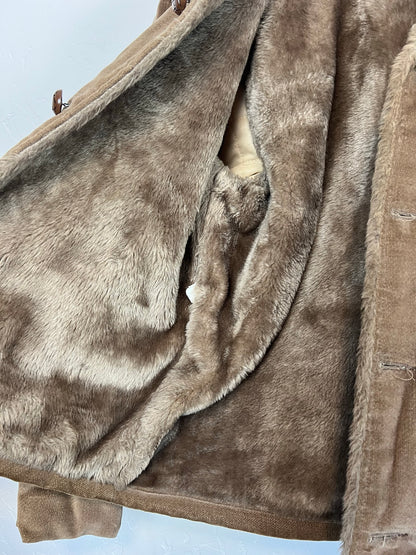 Lakeshire Faux Fur Lined Corduroy Rancher Coat - L