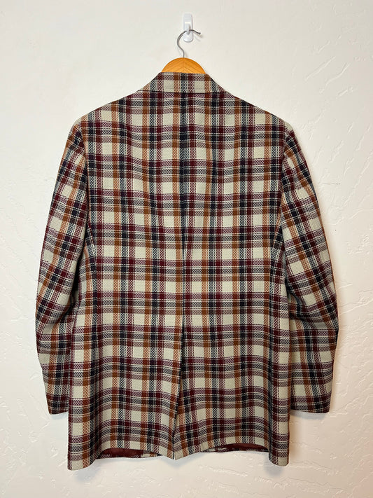 Merit for Sheneman's Plaid Wool Blazer - M