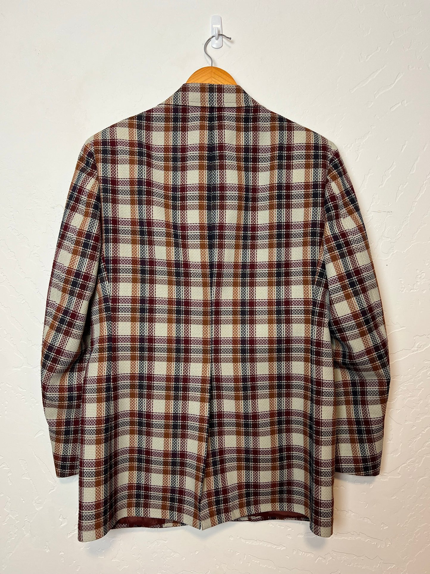 Merit for Sheneman's Plaid Wool Blazer - M
