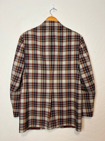 Merit for Sheneman's Plaid Wool Blazer - M