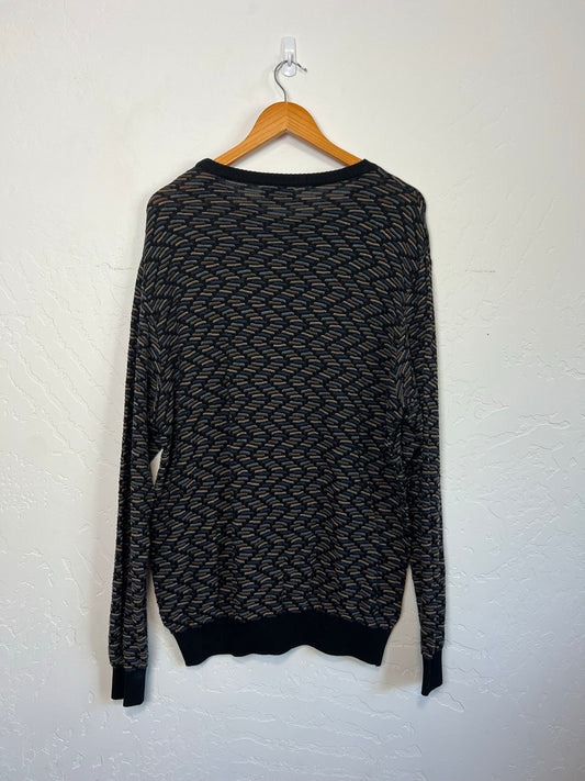 St. Croix Geometric Knit Sweater - Size L