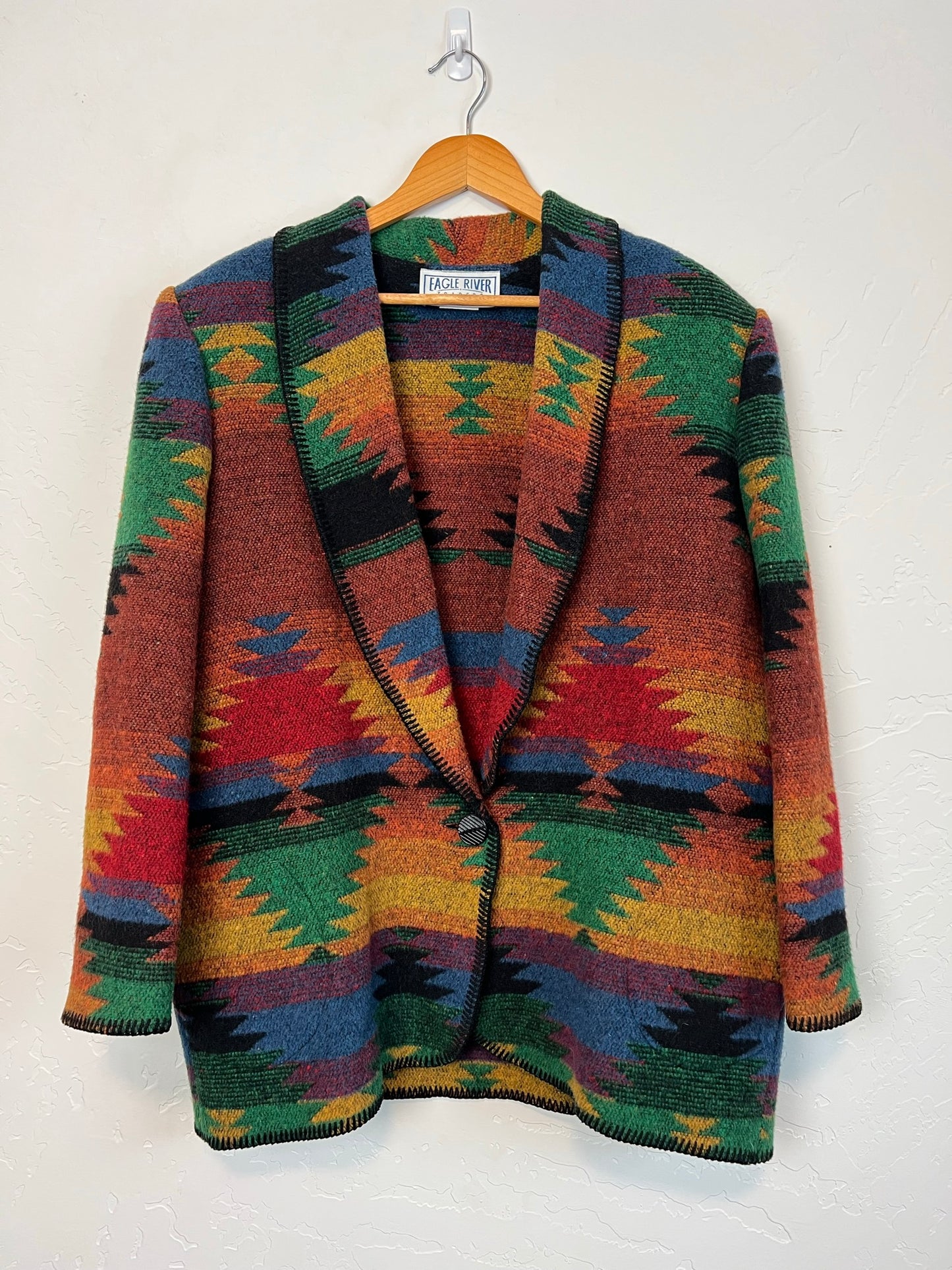 Eagle River Traders Southwestern Blanket Jacket - M