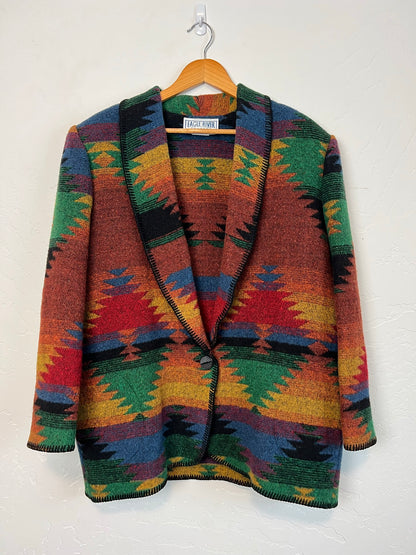 Eagle River Traders Southwestern Blanket Jacket - M