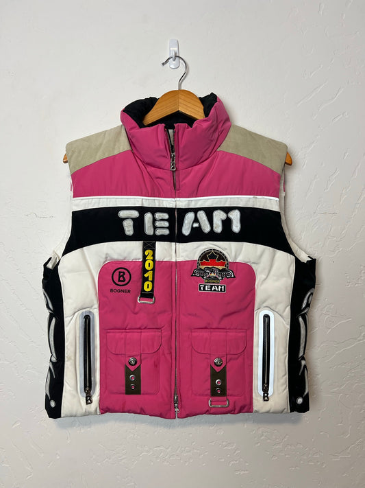 Bogner 'TEAM' Pink Racing Ski Jacket - Size XL