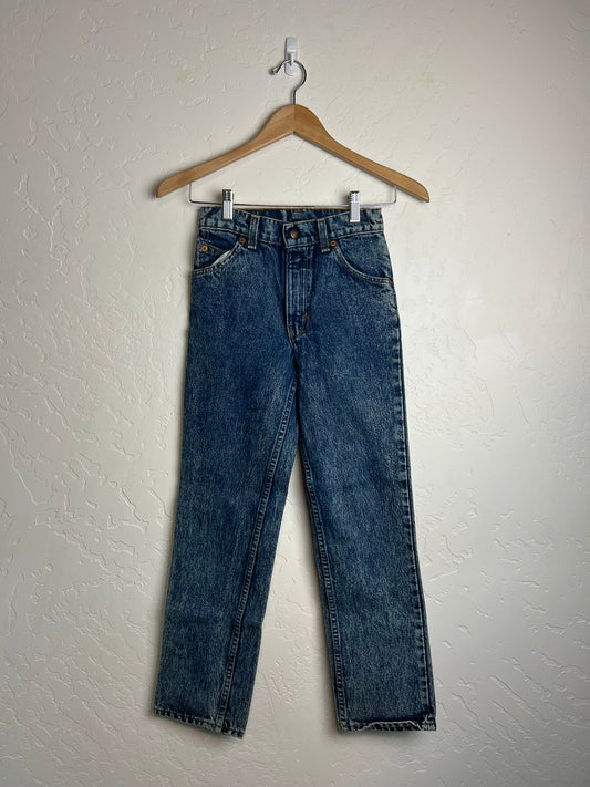 Levi's Orange Tab Acid Wash Jeans Youth USA - 14 Slim