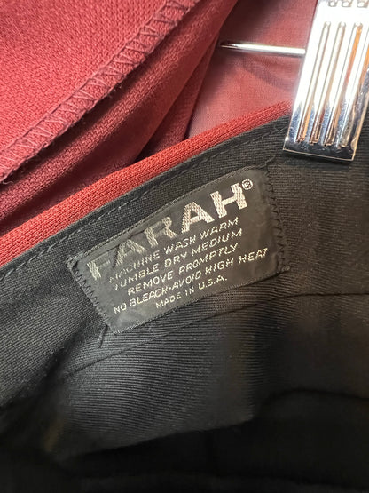 Haggar Burgundy Western Suit - Size 40