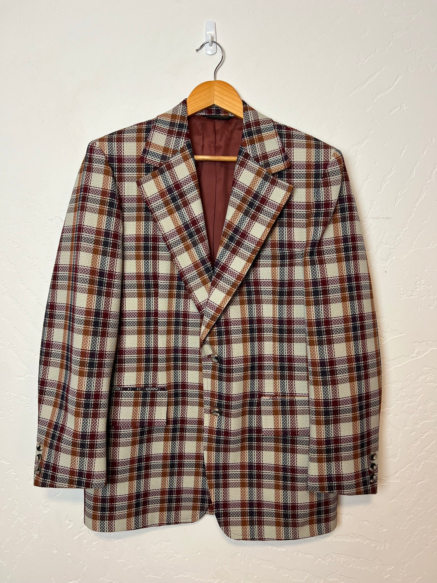 Merit for Sheneman's Plaid Wool Blazer - M