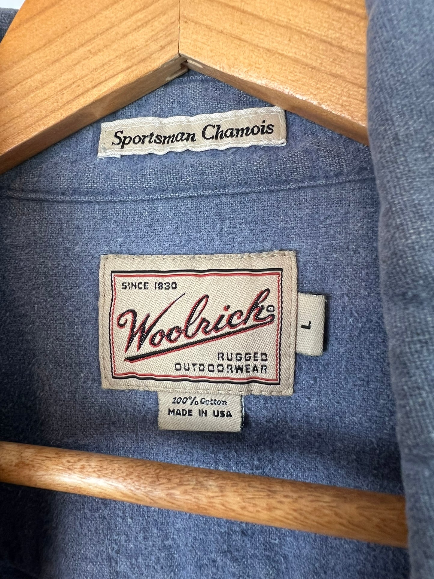 Woolrich Sportsman Chamois Shirt - L