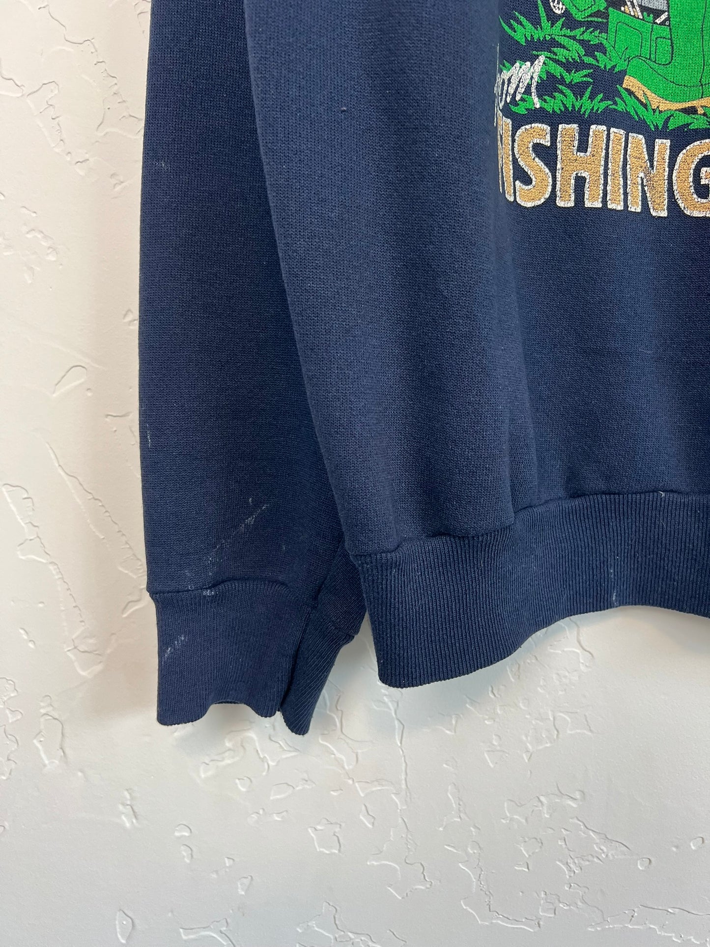 Tultex 'Fishing to Hunting' Graphic Crewneck - XL