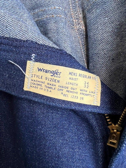 Wrangler 912 Slim Fit Raw Denim Jeans - 34x32