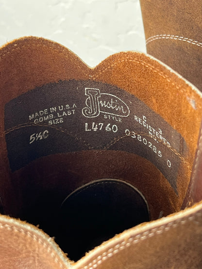 Justin Roper Work Boots - US 5.5C