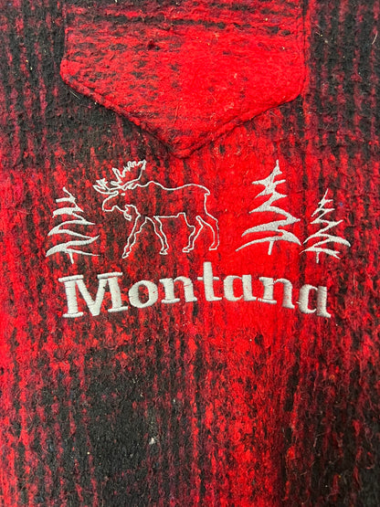 Earth Ragz Montana Buffalo Plaid Baja Hoodie - XL