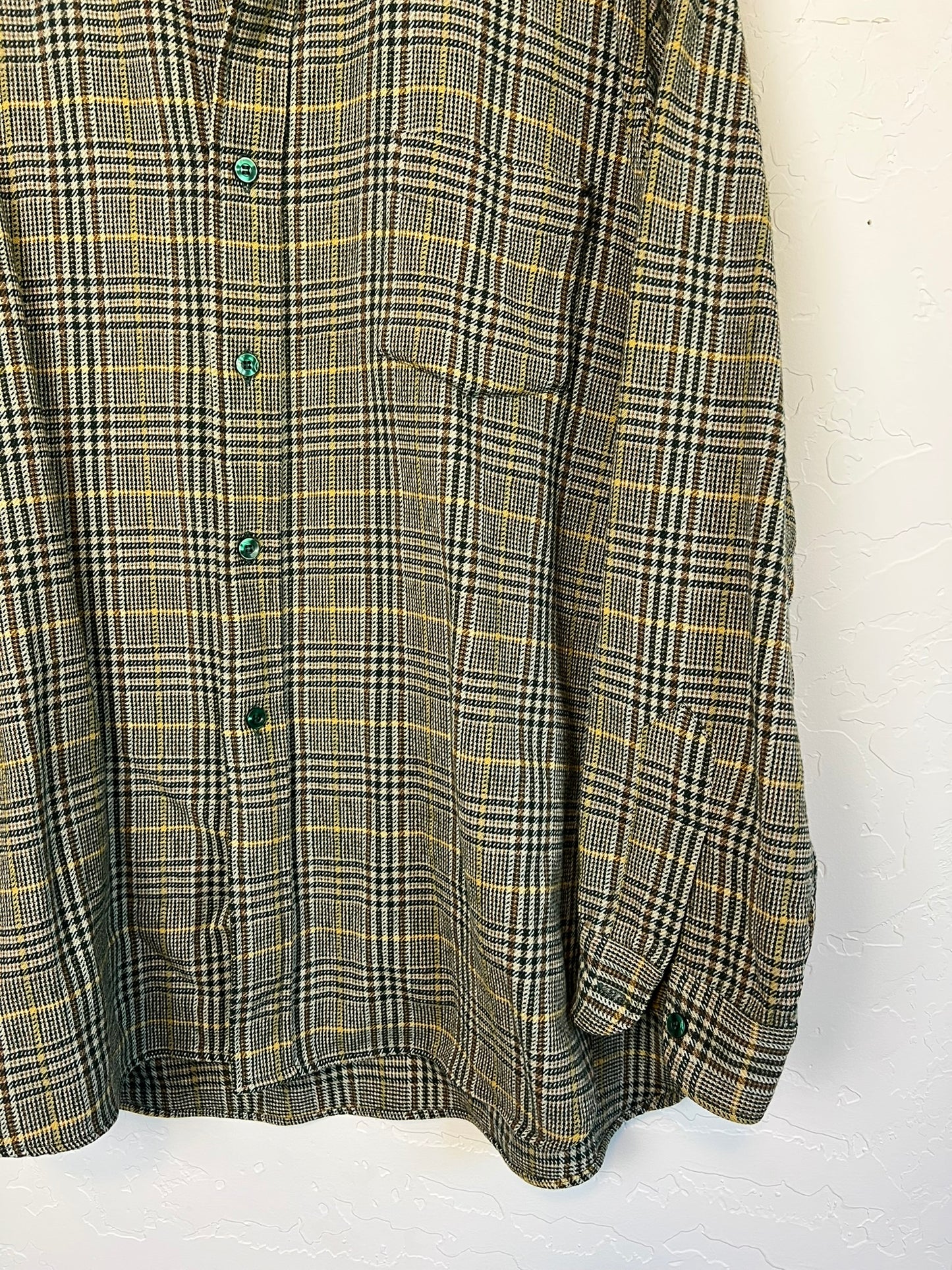 Pendleton Wool Shirt Glen Plaid - XL