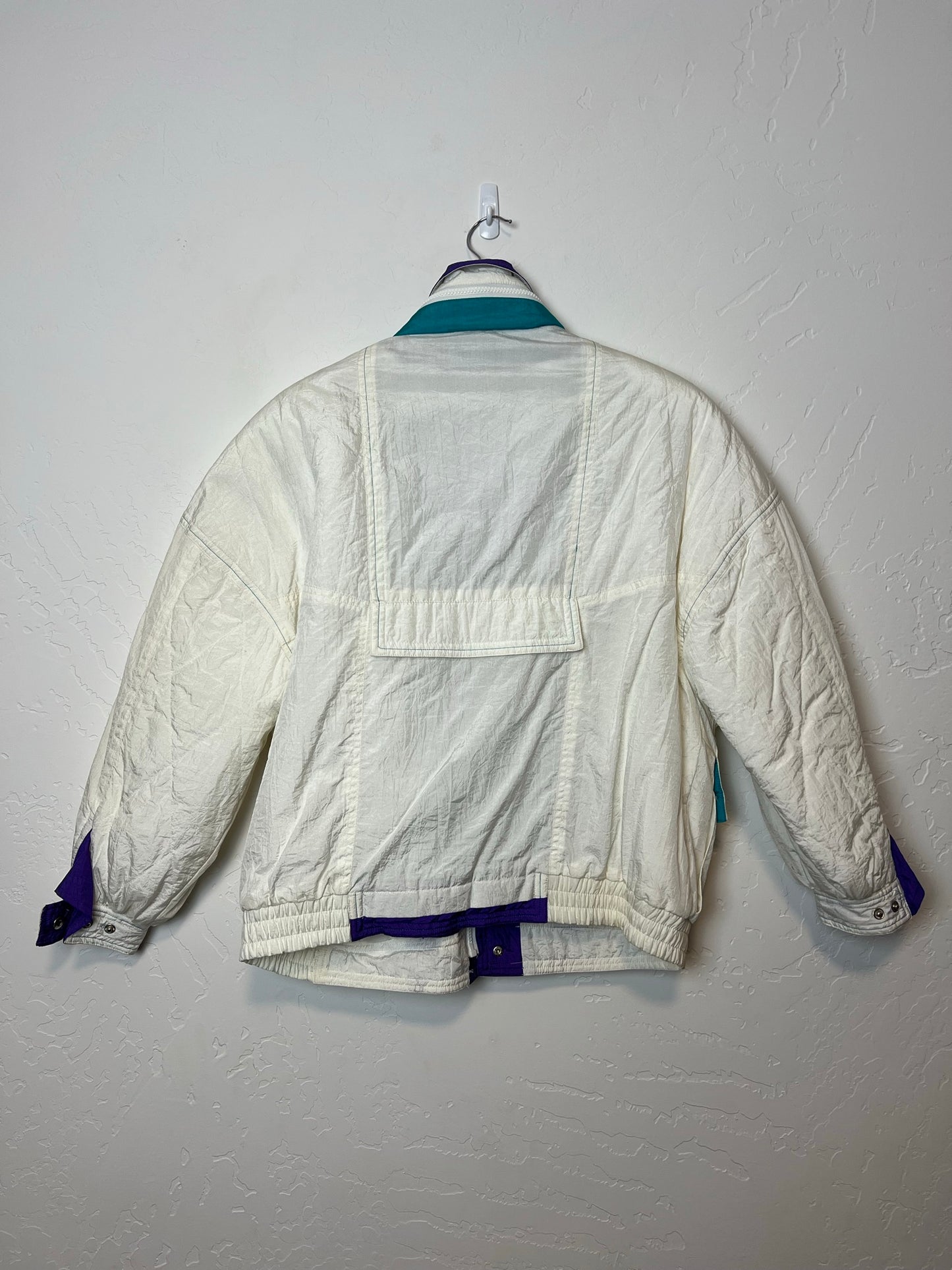 Mixed Blues White Snow Jacket - Size M