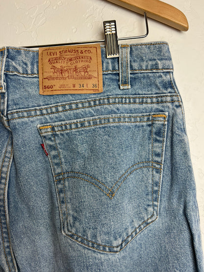 Levi's 560 Loose Tapered Jeans - W34 L36