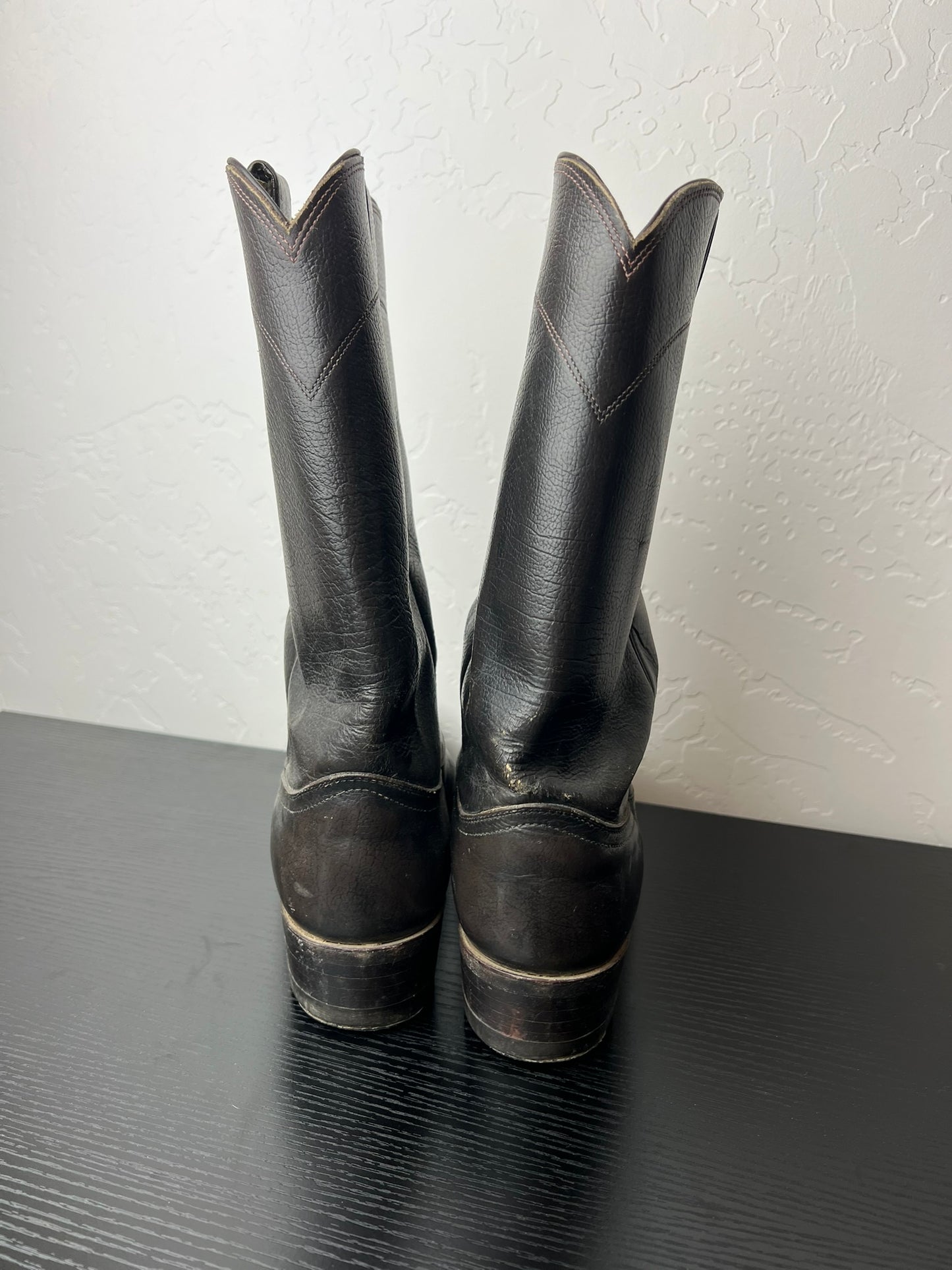 Justin Black Roper Boots - US 9D