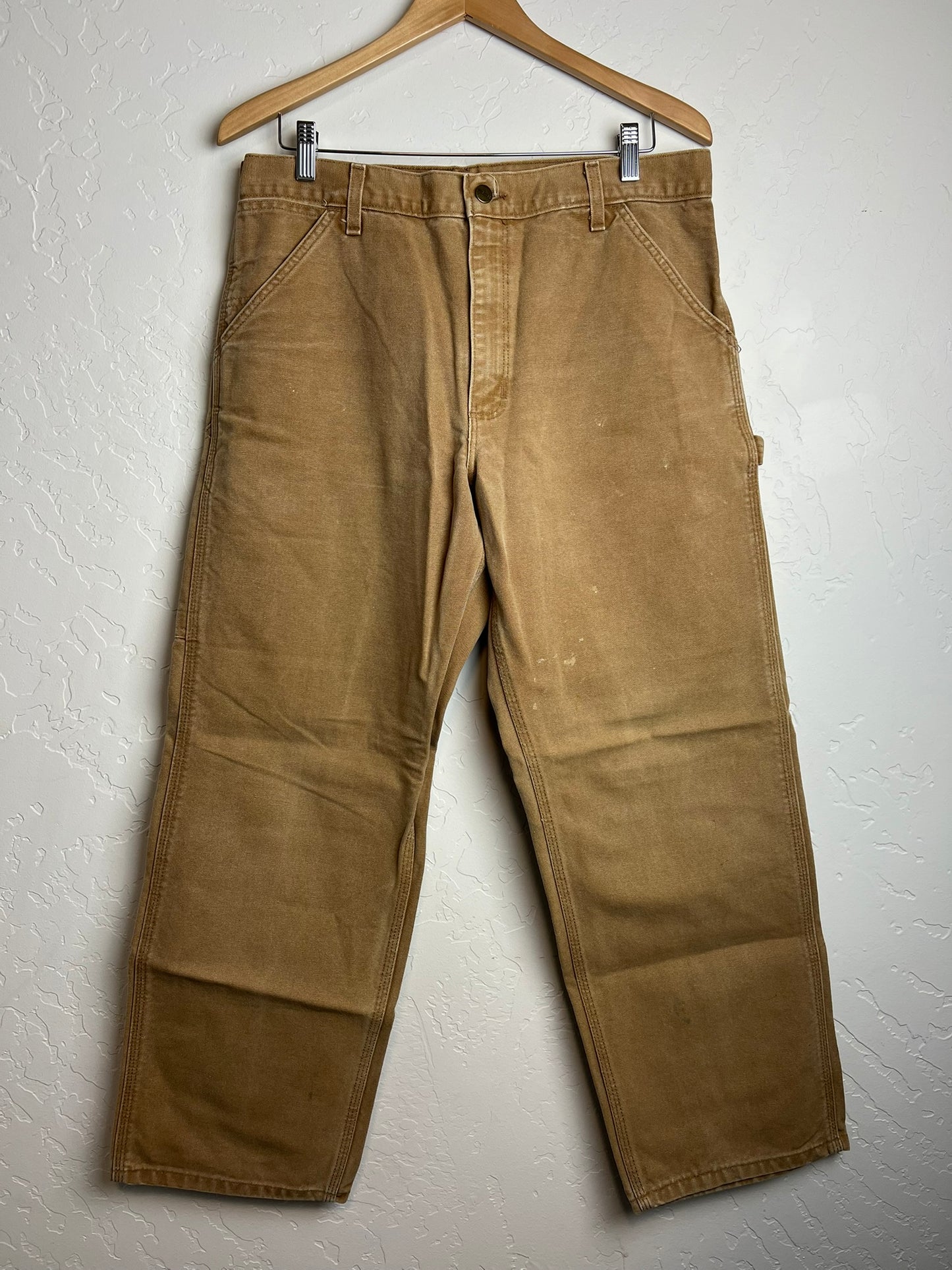 Carhartt B11 Brown Duck Work Dungaree Union Made - 36x30