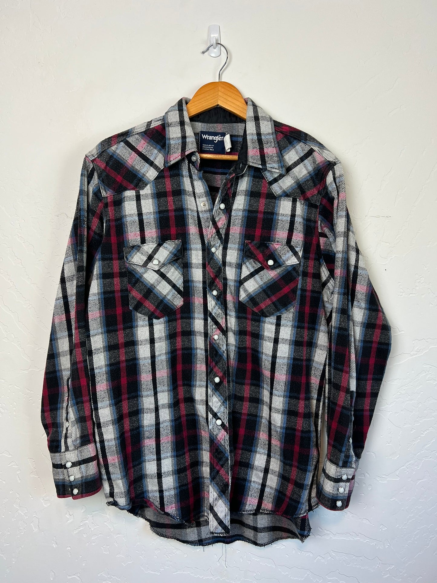 Wrangler Western Pearl Snap Flannel - XL