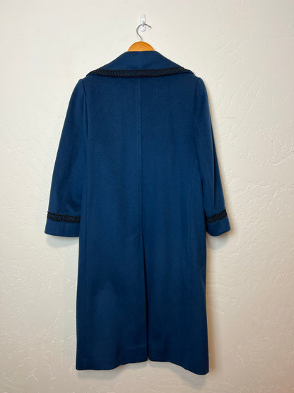 Petite Fashionbilt Teal Wool Overcoat - S