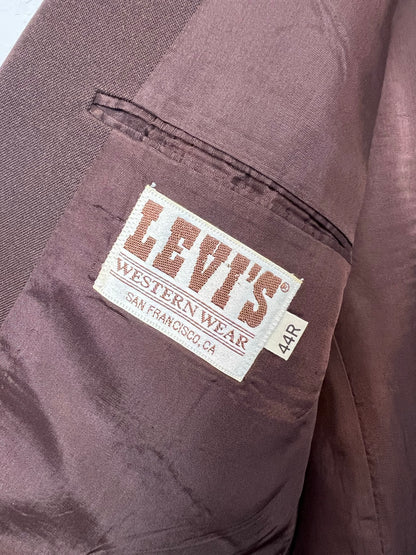 Levi's Western Wear Brown Blazer - Size 44R