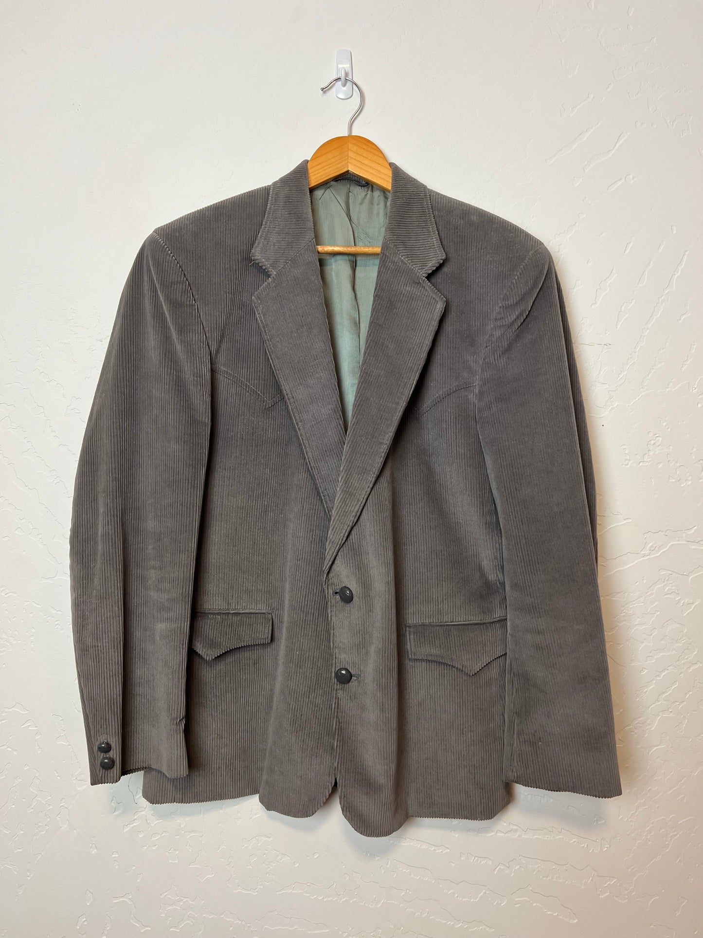 Sheplers Grey Corduroy Western Sport Coat - Size 42
