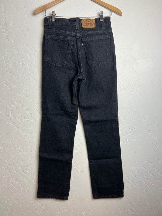 Levi's 501 Student Fit Faded Black Jeans USA - W28