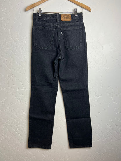 Levi's 501 Student Fit Faded Black Jeans USA - W28