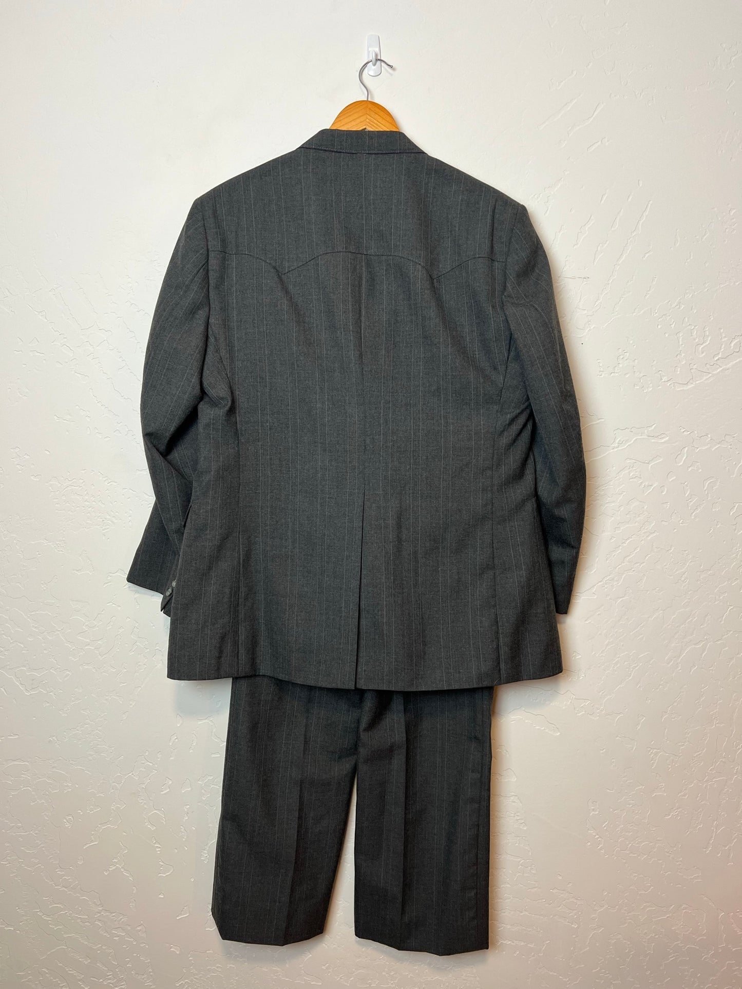 H Bar C Ranchwear Pinstripe Western Suit - 40