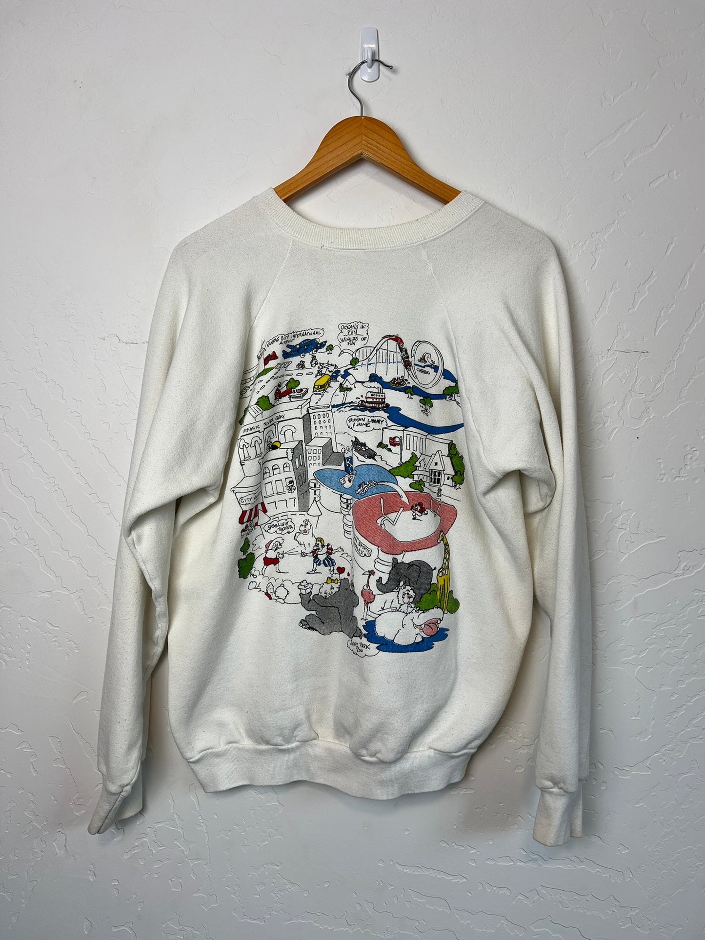 Kansas City Illustrated Map Crewneck - XL