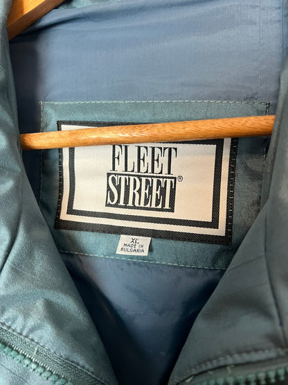 Fleet Street Iridescent Teal Windbreaker - Size XL