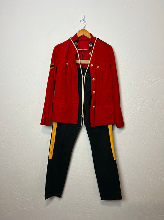 Vintage Marching Band Uniform Set - S