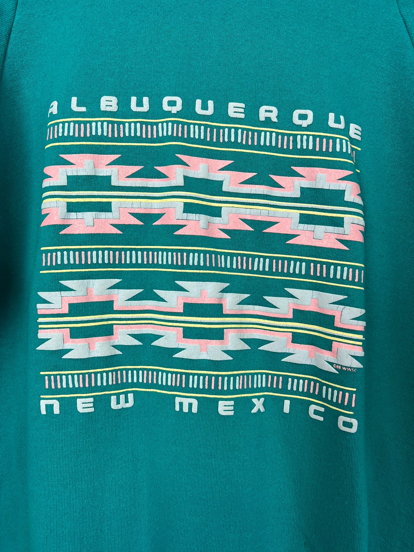 Jerzees Albuquerque New Mexico Southwestern Print Sweatshirt - XL