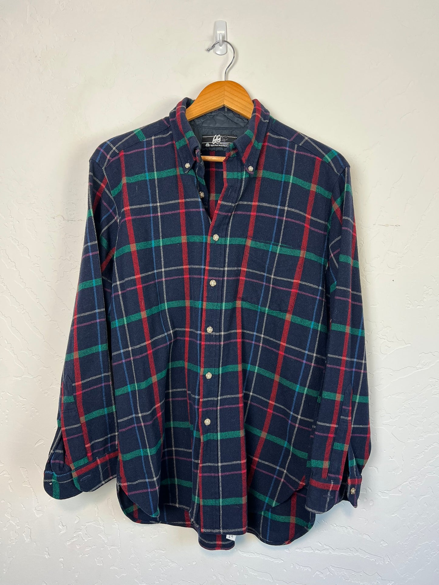 Lobo by Pendleton Wool Plaid Shirt - L