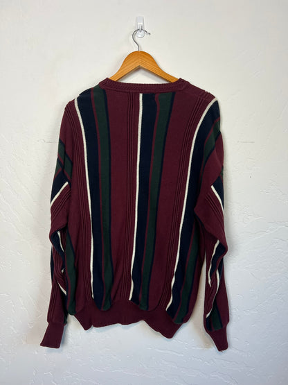 Woods & Gray Striped Crewneck Sweater - Size M