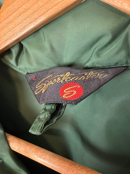 Sportcaster Hunter Green Nylon Windbreaker - Size L