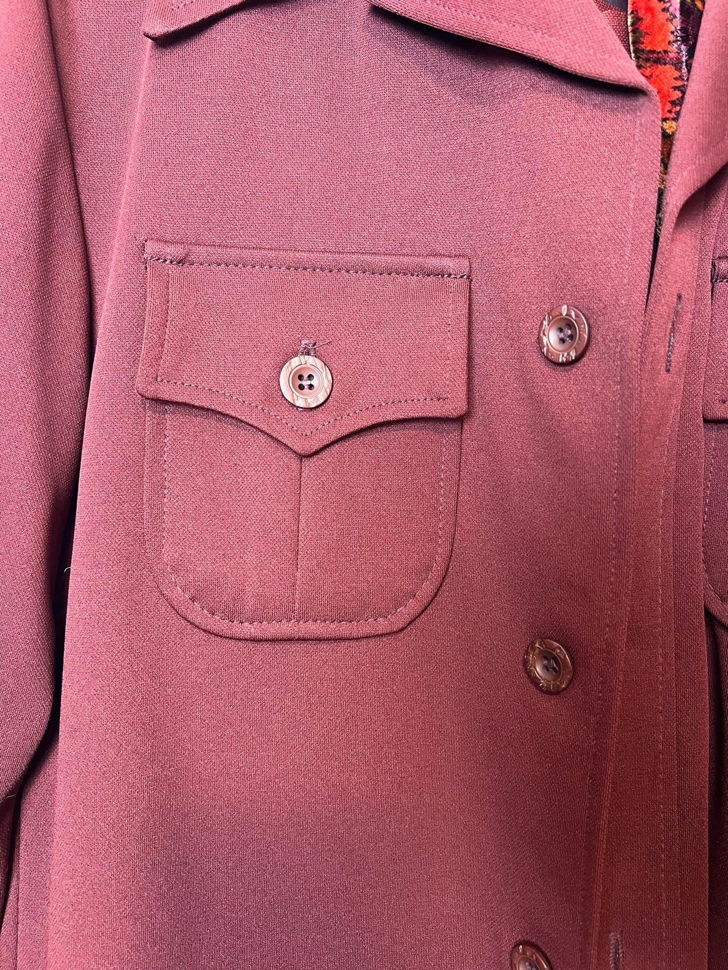 Haggar Burgundy Western Suit - Size 40